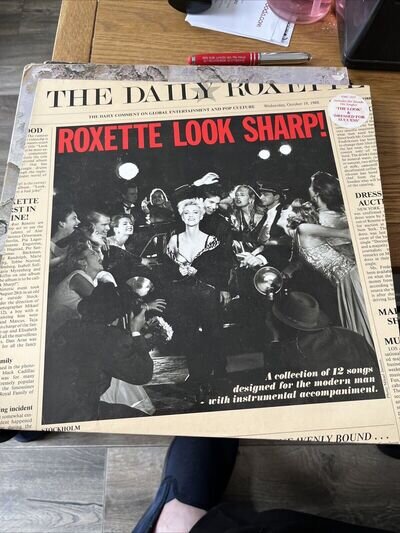 Roxette Look Sharp 1989 066-7910981 Spain First Press LP Vinyl 12 " VG/VG