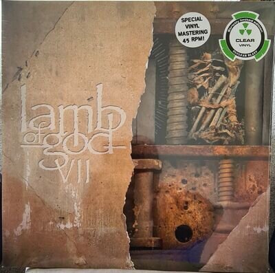 Lamb Of God Vll Sturm Und Drang Clear Vinyl 45rpm Mispressing Album Lp