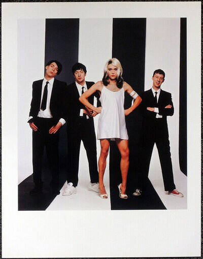 BLUR POSTER PAGE . BLONDIE PARALLEL LINES SPOOF . Y48