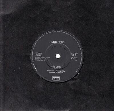 ROXETTE - The Look - 1988 7" Vinyl 45