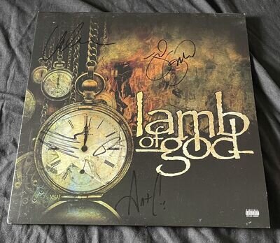 Lamb of God Self Titled Vinyl Sleeve Signed (No vinyl)