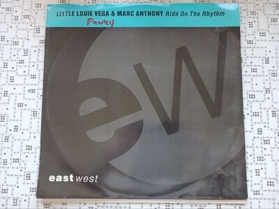 LITTLE LOUIE VEGA & MARC ANTHONY RIDE ON THE RHYTHM 12 INCH VINYL SINGLE VG+