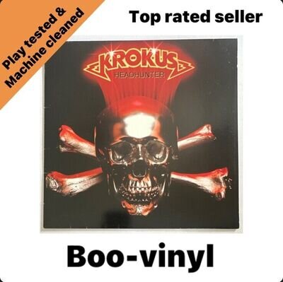 KROKUS Headhunter Vinyl LP 1983 European Release original Inner Sleeve NM / VG+