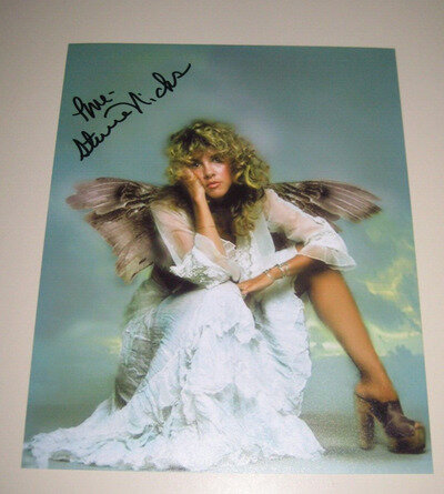 Fleetwood Mac Signed Stevie Nicks Autographed w COA Promo Photo Gypsy Era