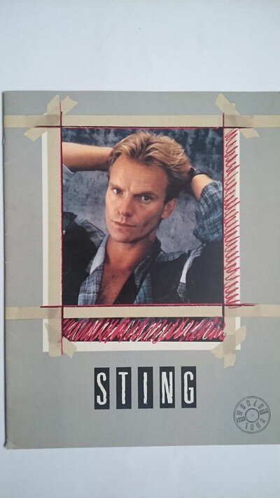 STING "DREAM OF THE BLUE TURTLES" Autographed tour programme.