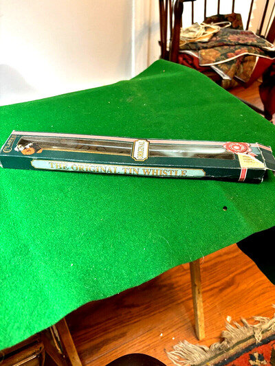 Vintage CLARKE Penny Whistle - Tin Whistle - in Original Box - W/AN UNSIGNED ONE