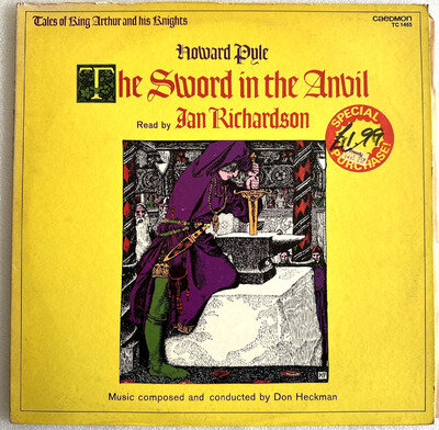 'TALES OF KING ARTHUR AND HIS KNIGHTS' USA CAEDMON VINYL LP TC 1465