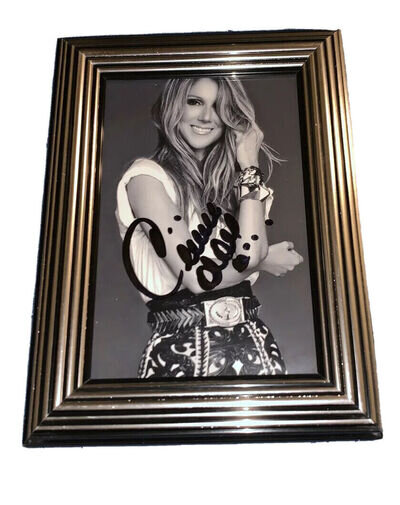 Celine Dion 4x6 Framed Signed Signature Autographed Photo Shoot Picture Rare