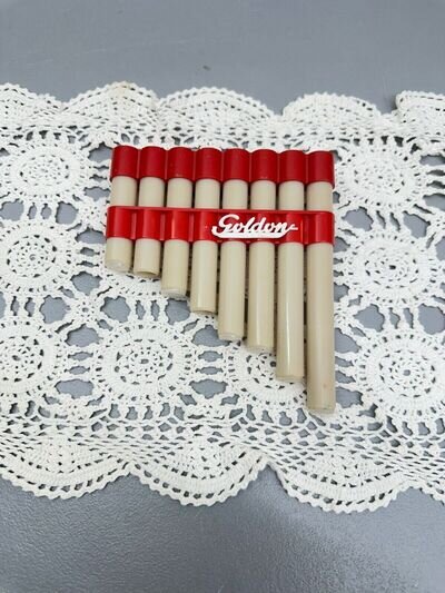 Vintage Goldon Pan Flute Toy Instrument - Classic Collectible