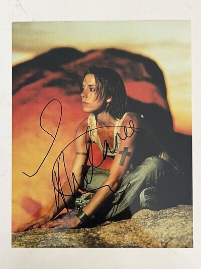 **MELANIE C SPICE GIRLS AUTHENTIC SIGNED AUTOGRAPHED PRINT & COA**