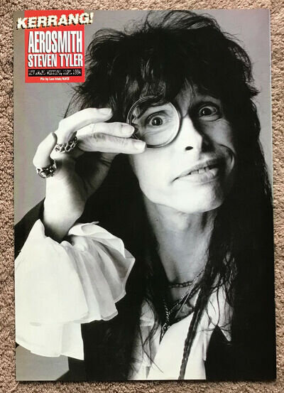 STEVEN TYLER - 1994 Full page UK magazine poster AEROSMITH