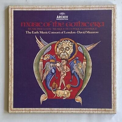 David Munrow - Music of the Gothic Era Vinyl LP Record Box Set 1976