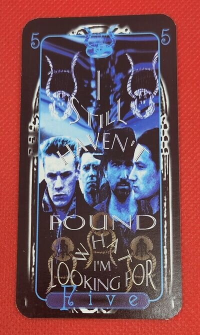 U2 Bono The Edge Rock n Roll Music Tarot Card 2nd Edition