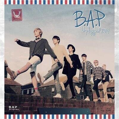 B.A.P UNPLUGGED 2014 4th Single Album CD+Photo Book+Photo Card K-POP SEALED BAP