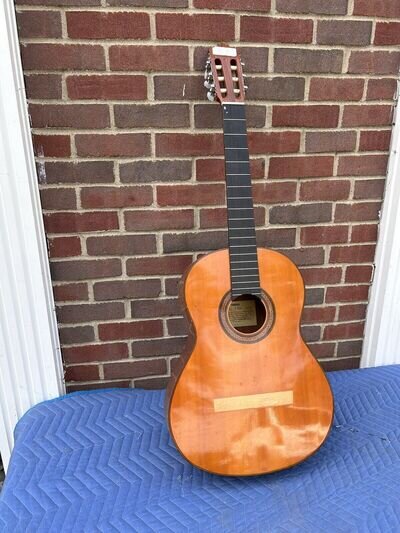 1980s Yamaha G-231 II Classical Acoustic Guitar For Parts. No Bridge