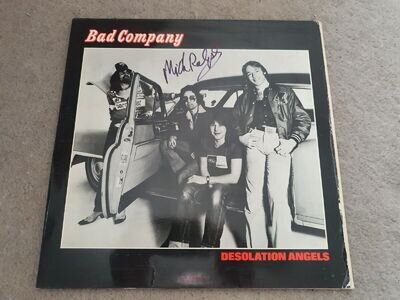 BAD COMPANY DESOLATION ANGELS *PROMO PRESS SLEEVE SIGNED* UK 1979 Orig. LP EX