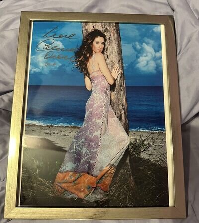 Celine Dion Framed Signed Signature Autographed A New Day CD Photo Picture ANDHC