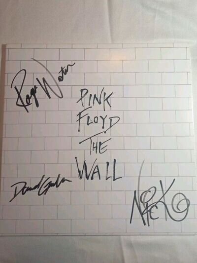 Pink Floyd The Wall Vinyl Record Autographed