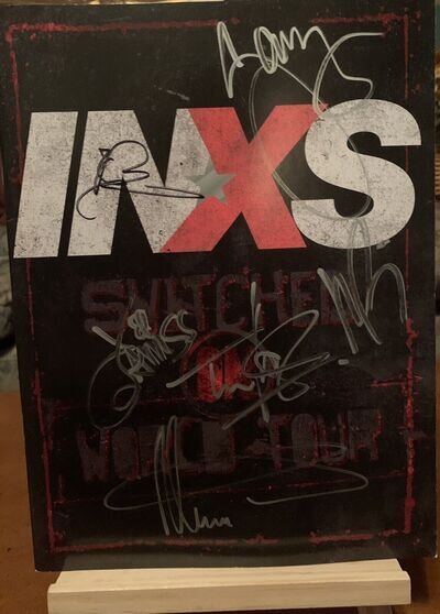 INXS Tour book 2006 Autographed