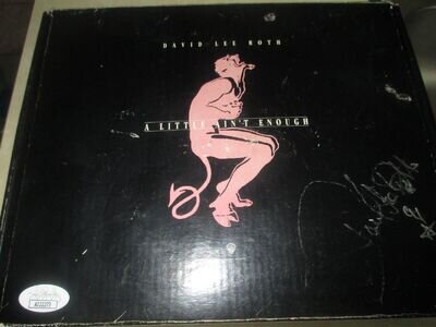 DAVID LEE ROTH SIGNED/AUTOGRAPHED A LITTLE AIN'T ENOUGH PROMO BOX-VAN HALEN JSA