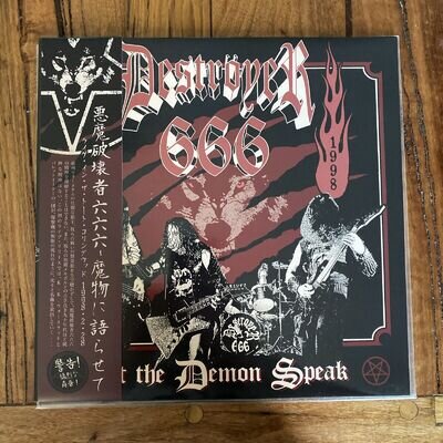 Destroyer 666 Let The Demon Speak - Live At The Tote Vinyl Lp Record