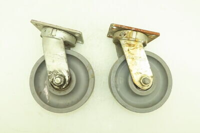 Albion 330XP08428S Polyurethane Caster Wheel 8x2.5" Kingpinless Gray Lot of 2