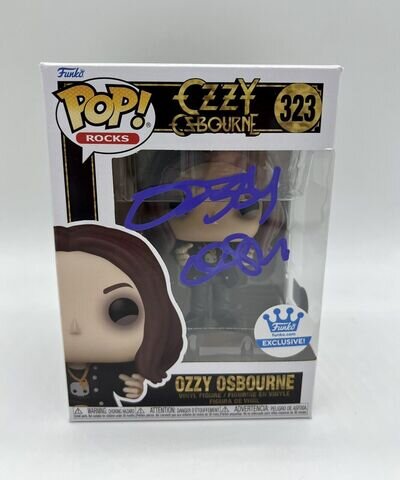 OZZY OSBOURNE HAND SIGNED AUTOGRAPH EXCLUSIVE FUNKO POP W/ BECKETT COA