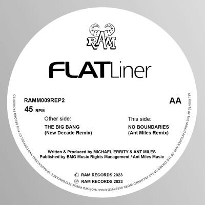 Flatliner The Big Bang (New Decade Remix)/No Bondaries (Ant Miles Remix) (Vinyl)