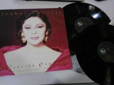 ISABEL PANTOJA The cancion Spanish Luis Cobos 1990 - 2 X LP vinyl 12 " VG/VG Am