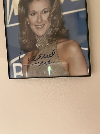 CELINE DION Singer Autographed Signed 8 x 10