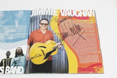 Fabulous Thunderbirds JIMMIE VAUGHAN Autographed 2007 Crossroads Guitar Festival