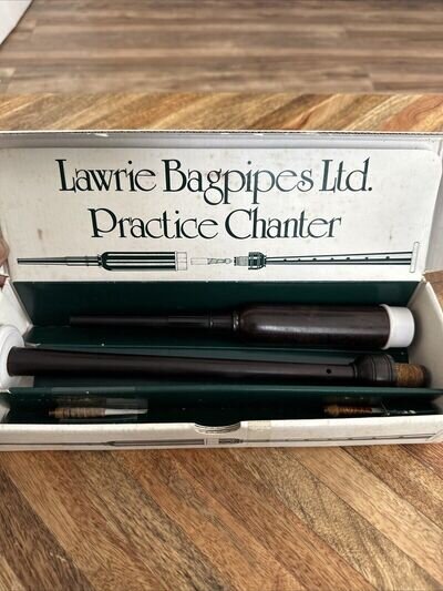 R.G. Lawrie Bagpipes Ltd Vintage Bagpipe Practice Chanter Glasgow Scotland