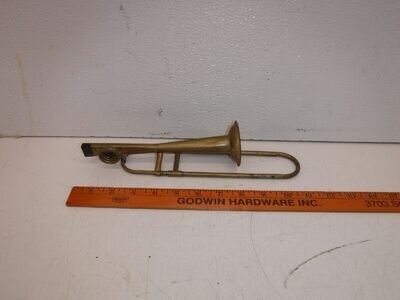 Vintage Metal BLACK TIP TROMBONE KAZOO Unique Collectible Music