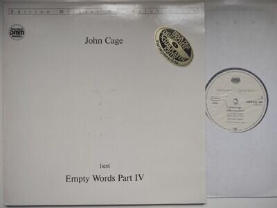 JOHN CAGE - EMPTY WORDS PART IV MFB 003-004