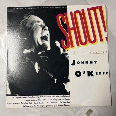 SHOUT! THE STORY OF JOHNNY O'KEEFE - SOUNDTRACK 1976 FESTIVAL RML 54003/4 VG+