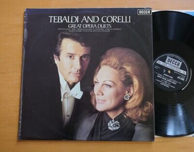 SXL 6585 Tebaldi And Corelli Great Opera Duets Decca EX