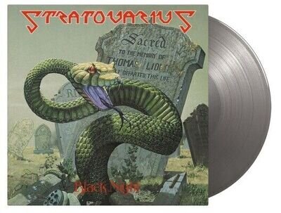 Stratovarius Black Night 2022 RSD Limited numbered silver 7" vinyl record MINT