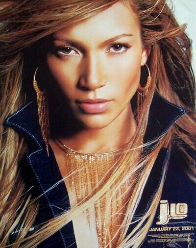 JENNIFER LOPEZ 2001 PROMO ADVERT J.LO