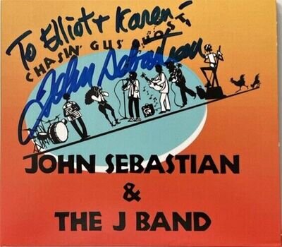 JOHN SEBASTIAN Signed Autograph CD "CHASIN' GUS' GHOST" FREE SHIPPING