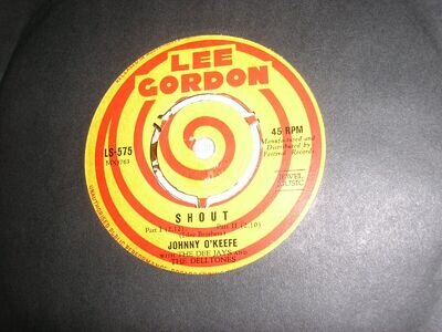 JOHNNY O'KEEFE SHOUT / WHAT'D I SAY L.G AUSTRALIAN PRESS RARE