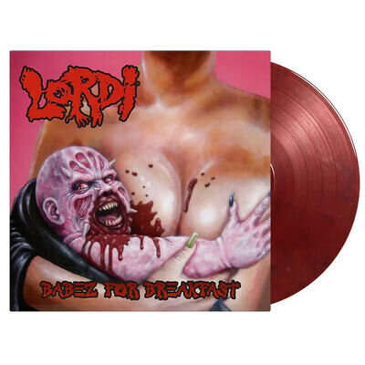 Lordi - Babez For Breakfast 'Blood Red/Black Marbled' Coloured Vinyl LP