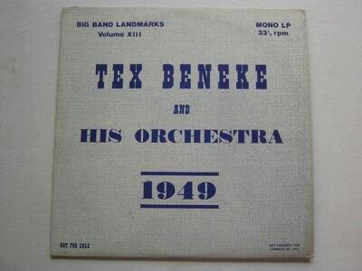 Tex Beneke 1949 LP Big Band Landmarks VOLUME8 EX/EX 1960s 1949