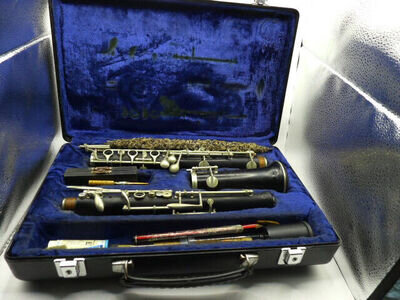 Busson Oboe with Extras.. Cased.. Supplied by Dulas of London.. See Details..GC