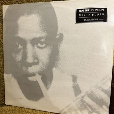 ROBERT JOHNSON - DELTA BLUES VOLUME ONE (1961 LP) RARE 1989 UK REISSUE! NR MINT