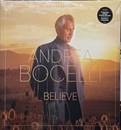 Andrea Bocelli, Believe, Deluxe Edition(2 Vinyl Album) New & Sealed