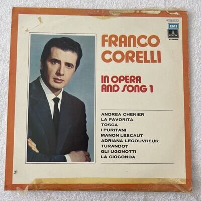 3c 063 - 50101 Franco Corelli - In Opera And Song 1 Vinyl Record Italian Press