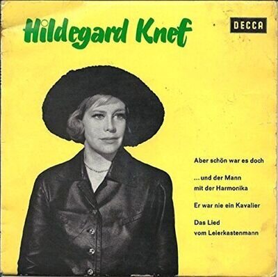 Hildegard Knef | 7" | Aber sch�n war es doch/Das Lied vom Leierkastenmann