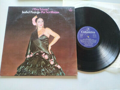 ISABEL PANTOJA viva Triana Por Sevillanas Columbia 1982 - LP 12 " vinyl - VG/VG