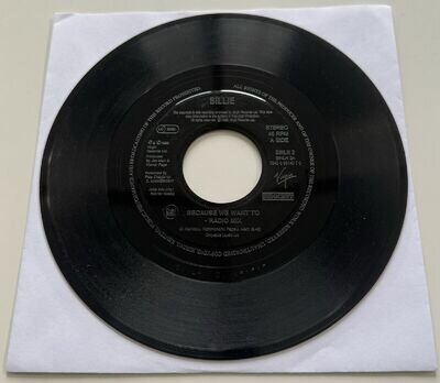 Billie Piper Because We Want To UK Jukebox 7” Vinyl 1998 SINLH2 Promo