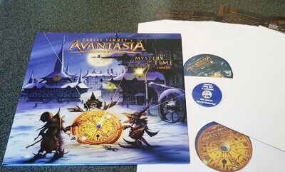 AVANTASIA-THE MYSTERY OF TIME-2013 2xLP BLUE VINYL-LIMITED TO 250 (EX/M/VG+)